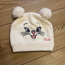 C&A Disney Marie Weiße Strickmütze 50/51