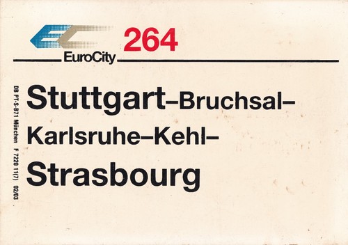 Zls 264 stuttgart - ec,
