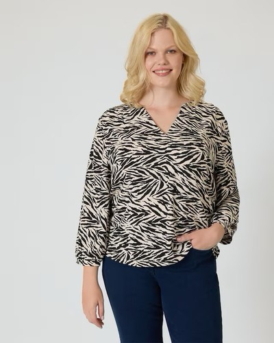 Curvy jerseybluse m - me,
