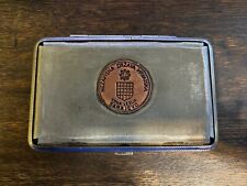 Tabakera NDH-Hrvatska WW2 Ustasa Zigaretten Etui Kroatien Antik SEHR SELTEN