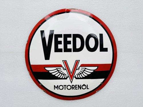 Emailschild veedol motorenöl - emailschild,