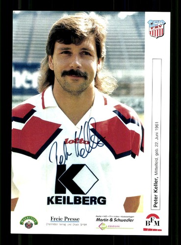 Peter keller autogrammkarte - keller,