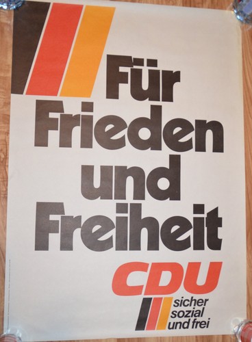 Cdu wahlplakat bundestagswahl - cdu,