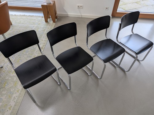 Thonet s43 schwarz - 4x,