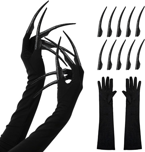 Halloween handschuhe lang - halloween,