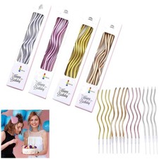 24 Stück Gebogene Geburtstag