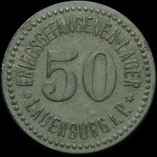 POW CAMP: 50 Pfennig. KGL