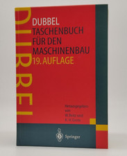 Springer Dubbel Taschenbuch für den Maschinenbau Technik Studium Handbuch Metall