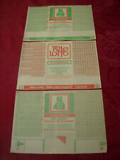 3 Tipscheine-Tele Lotto -6 aus