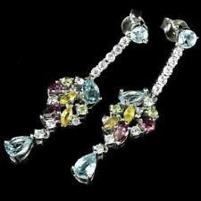 Silber Ohrringe Topas