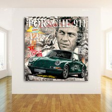 Pop Art Leinwand Bild Steve