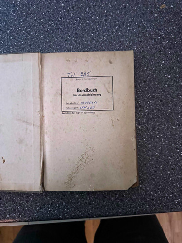 Ddr bordbuch ifa lkw - ifa, l60