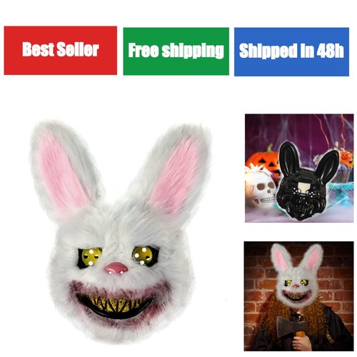 Horror hasenmaske für - hasenmaske,