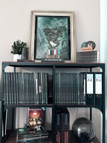 Das schwarze auge - schwarze, sammlung