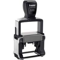 TRODAT 5203 49 x 28 mm Schwarz Grau ~D~