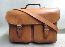 RUITERTASSEN Leder AKTENTASCHE Schultertasche LEDER Ranzen UNVERWÜSTLICH Top4153