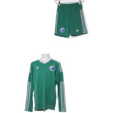 Adidas, Trainingsanzug Set, Größe: 152, Polyester, Grün/Mehrfarbig -wFf