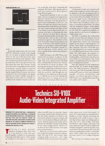 Technics v10x a v - -, su-v10x