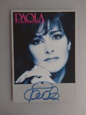 Autogramm Paola Felix Schlagersängerin (87286)