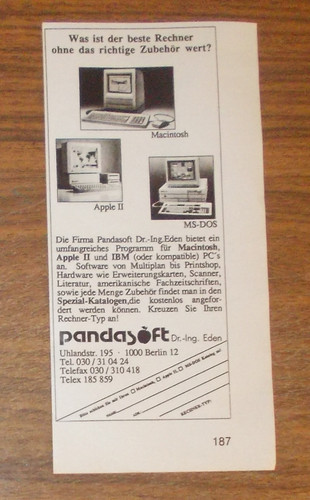 Seltene werbung pandasoft - werbung,