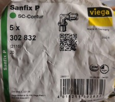 Viega SANFIX P Winkelkupplung, 90° 2116 20 mm, Rotguss 302832 5 Stück