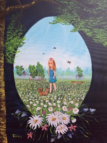 Schönes gemälde mädchen - gemälde,