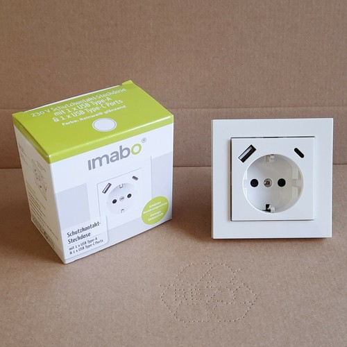Steckdose mit usb - steckdose, &