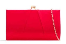Damen Satin Clutch Tasche
