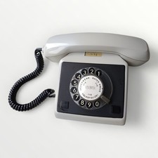 DDR Telefon RFT alpha VEB Nordhausen | Wählscheibe | DEFEKT Kabel geschnitten