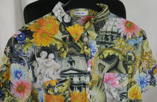 OTTO KERN Traumhafte Bluse Bunt Blumen Engel Elegant WOW Größe 42/44 WIE NEU!