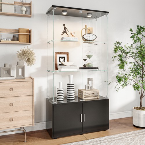 Hochschrank vitrinenschrank - hochschrank,
