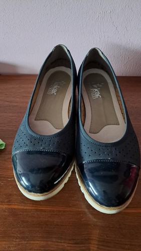 Rieker ballerina lackleder - rieker, ballerina,