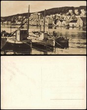 Postcard Farsund-Havnegaten