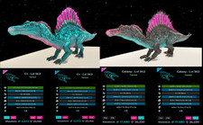 Aberrant Spino Galaxy Cotton Candy Top Stat ARK Survival Ascended ASA PVE