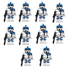 10x CUSTOM Star Wars 501st Clone ARF Trooper Brick Minifigure