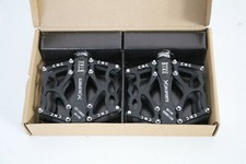 Shiney Fahrrad Pedal, CNC Aluminium Alu Road Mountain Bike Lager, Schwarz