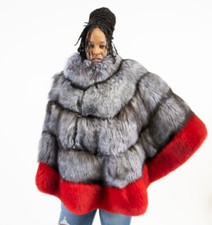 Frauen Warme Echte Fuchs Pelz