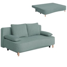 Schlafsofa - eisblau -