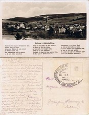 Ansichtskarte Gefrees Foto AK -Panorama + Liedtext 1936