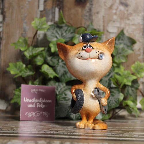 Gilde deko figur katze - deko-figur,