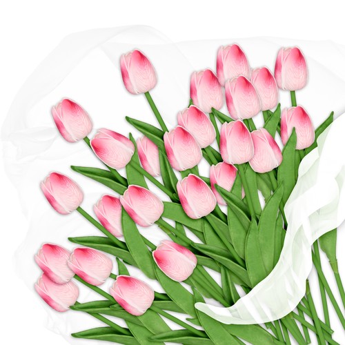 Tulpen künstlich kunstblumen - tulpen,