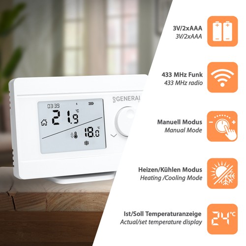 Funkraumthermostat thermostat - funkraumthermostat,