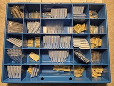 Dentalbohrer-Set aus 400+ Teilen von Busch, Komet (Fräsen, Rosenbohrer, Torpedo)