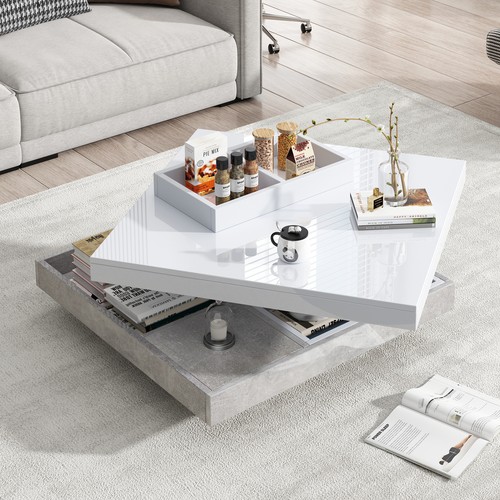 360 drehbar couchtisch - drehbar,