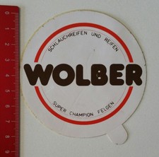 Aufkleber/Sticker: Wolber -