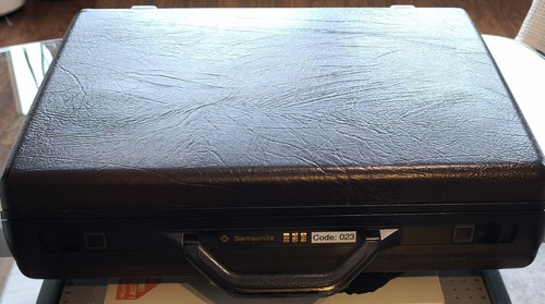 Samsonite aktenkoffer leder - samsonite,