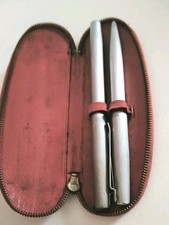 FEND Patronenfüller+ Kugelschreiber mit Etui. Alu-Gehäuse ca. 1975