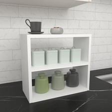 Küchenregal Hjo Weiß [en.casa]