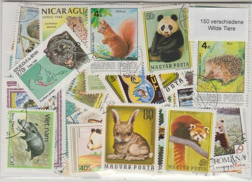 150 verschiedene briefmarken - 150,