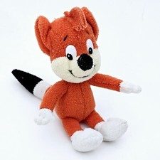 ©1991 Rolf Kauka's FIX & FOXI Plüschfigur FUCHS FIX ca. 16 cm Comic Plush Toy